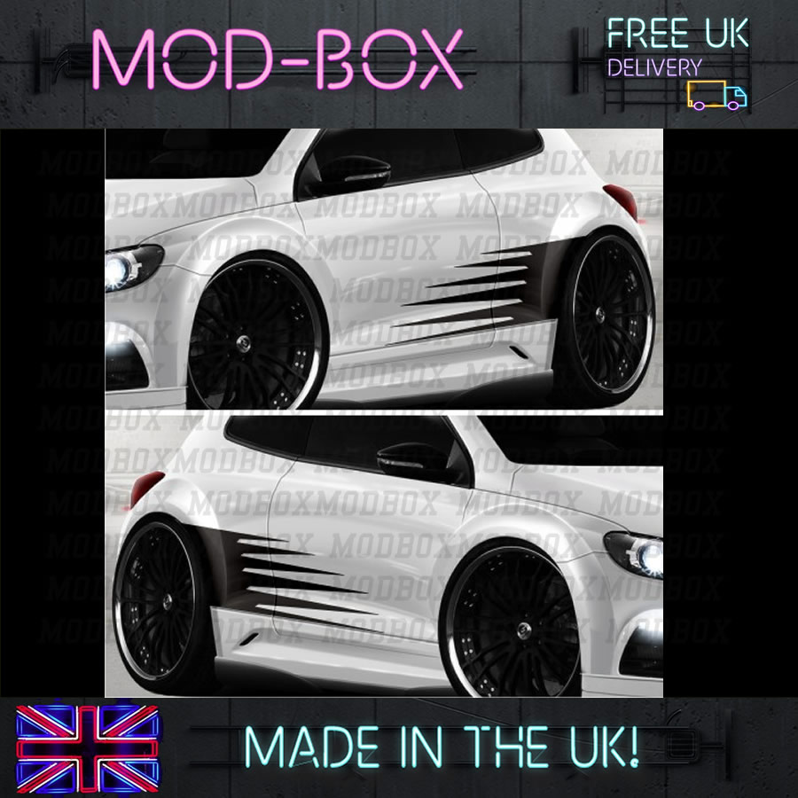 Window vinyl decal for business storefront by MODBOX